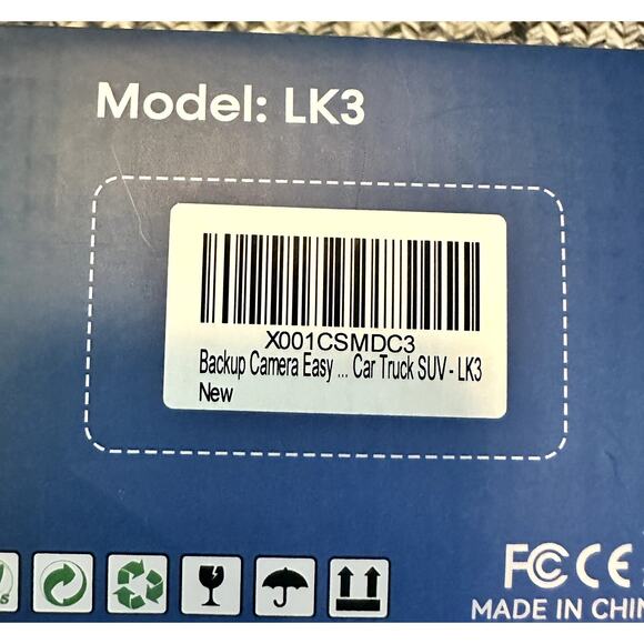 Leekooluu Digital Wireless Backup Camera Model LK3 New, Open Box - Picture 9 of 9